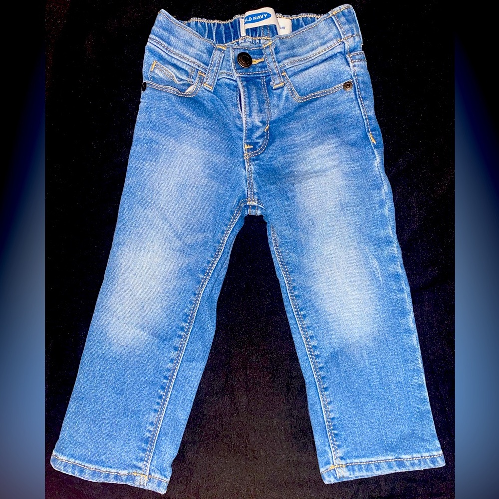 Baby Boys Old Navy Light Wash Straight Leg Jean Size 18-24M